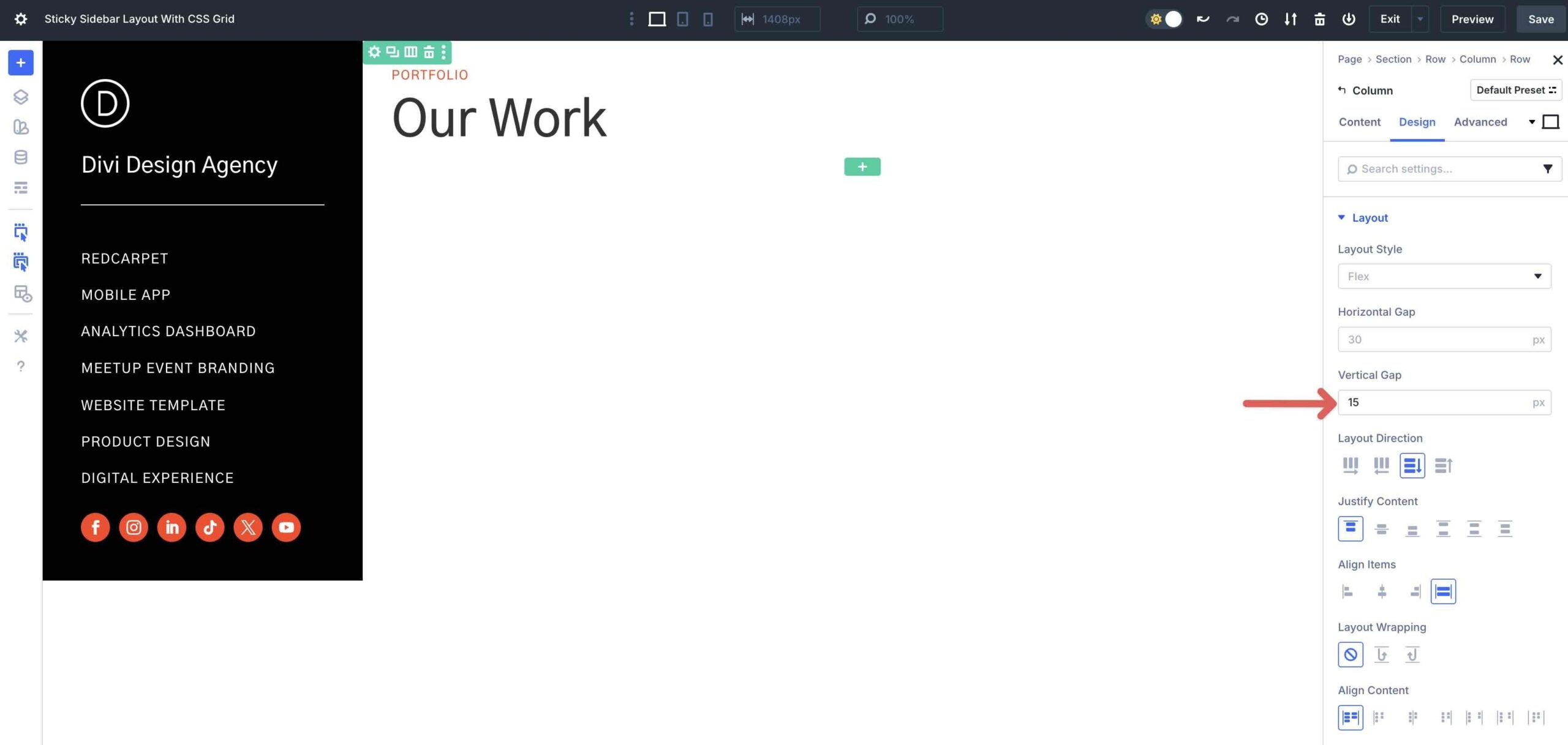 Sticky Sidebar Layout With CSS Grid