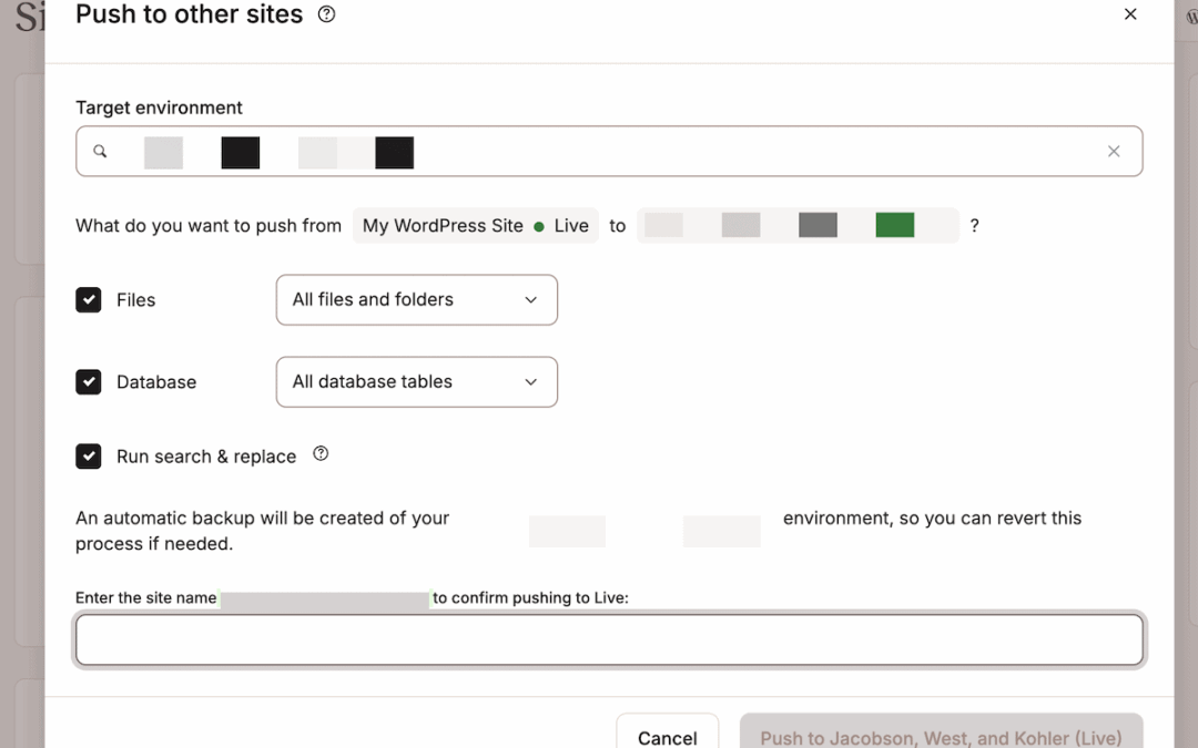 Agile supply for companies with Kinsta’s multi-environment setup