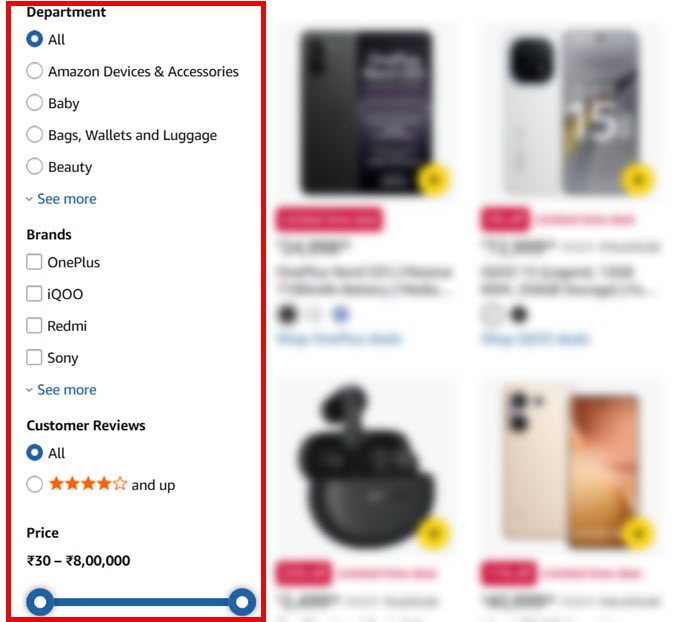 wpfilters amazon example