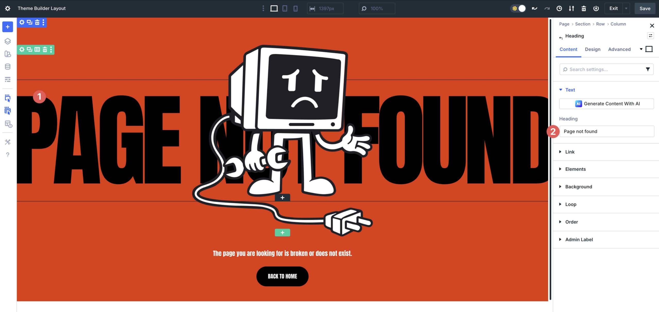 change text in Divi 5