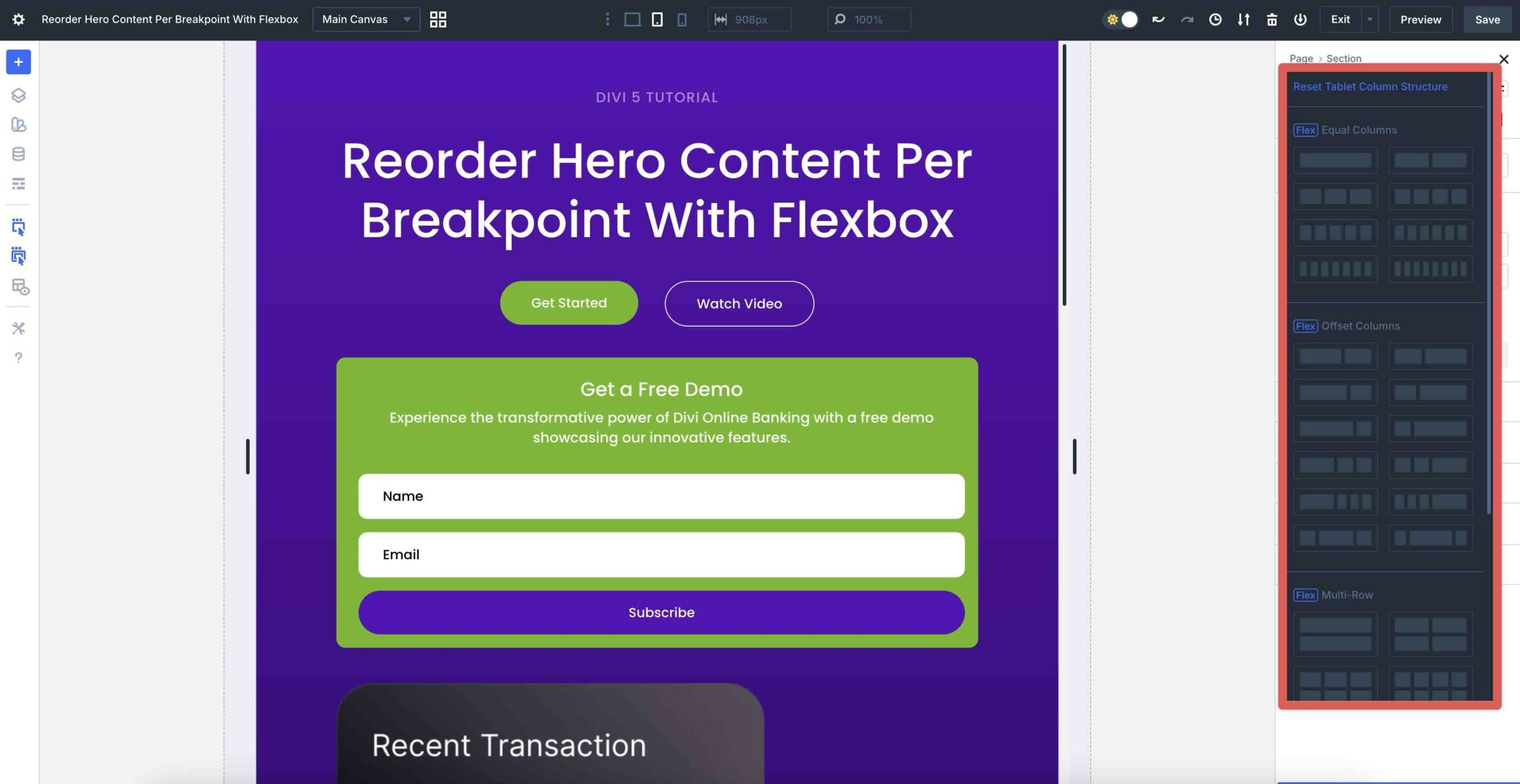 Divi 5 Structure Templates