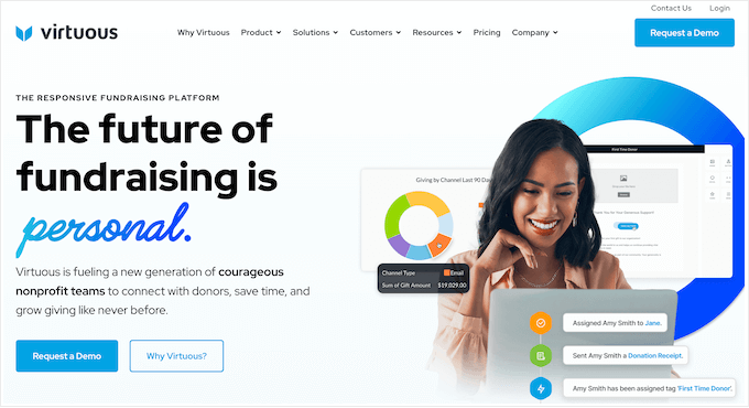 Virtuous &ndash; Best Donor Management Software for Comprehensive Automation and Relationship Building