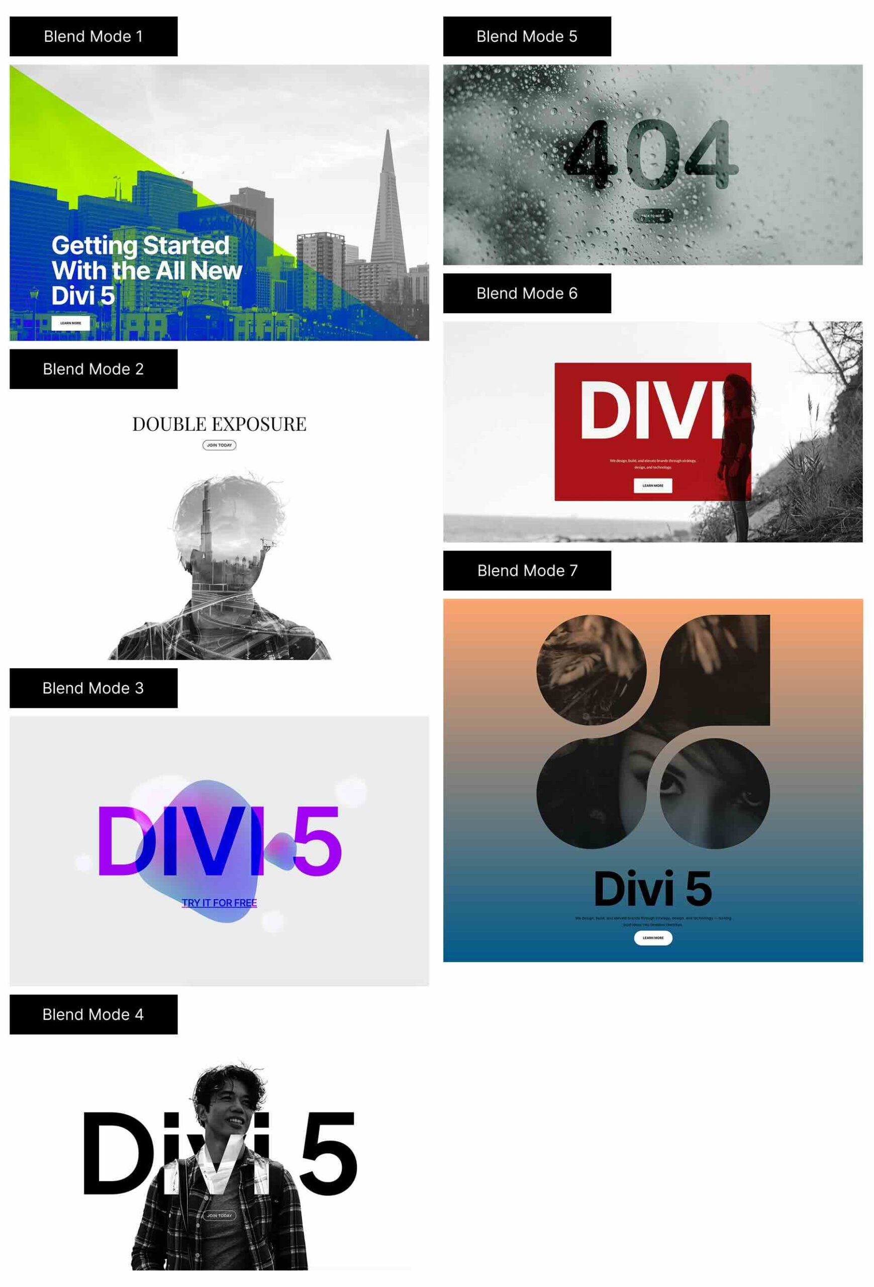 Blend Mode Effects For Divi 5