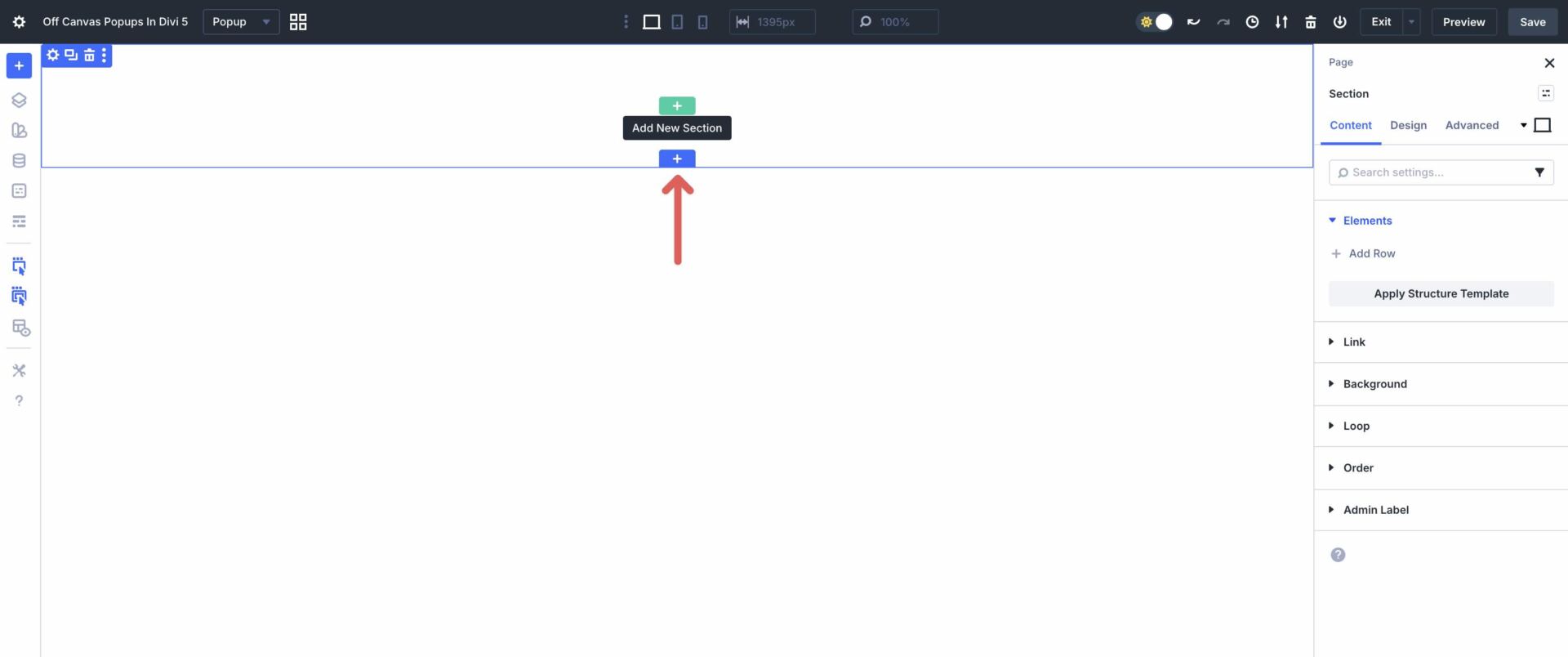 add new section