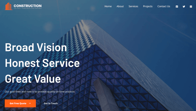 Astra's construction theme