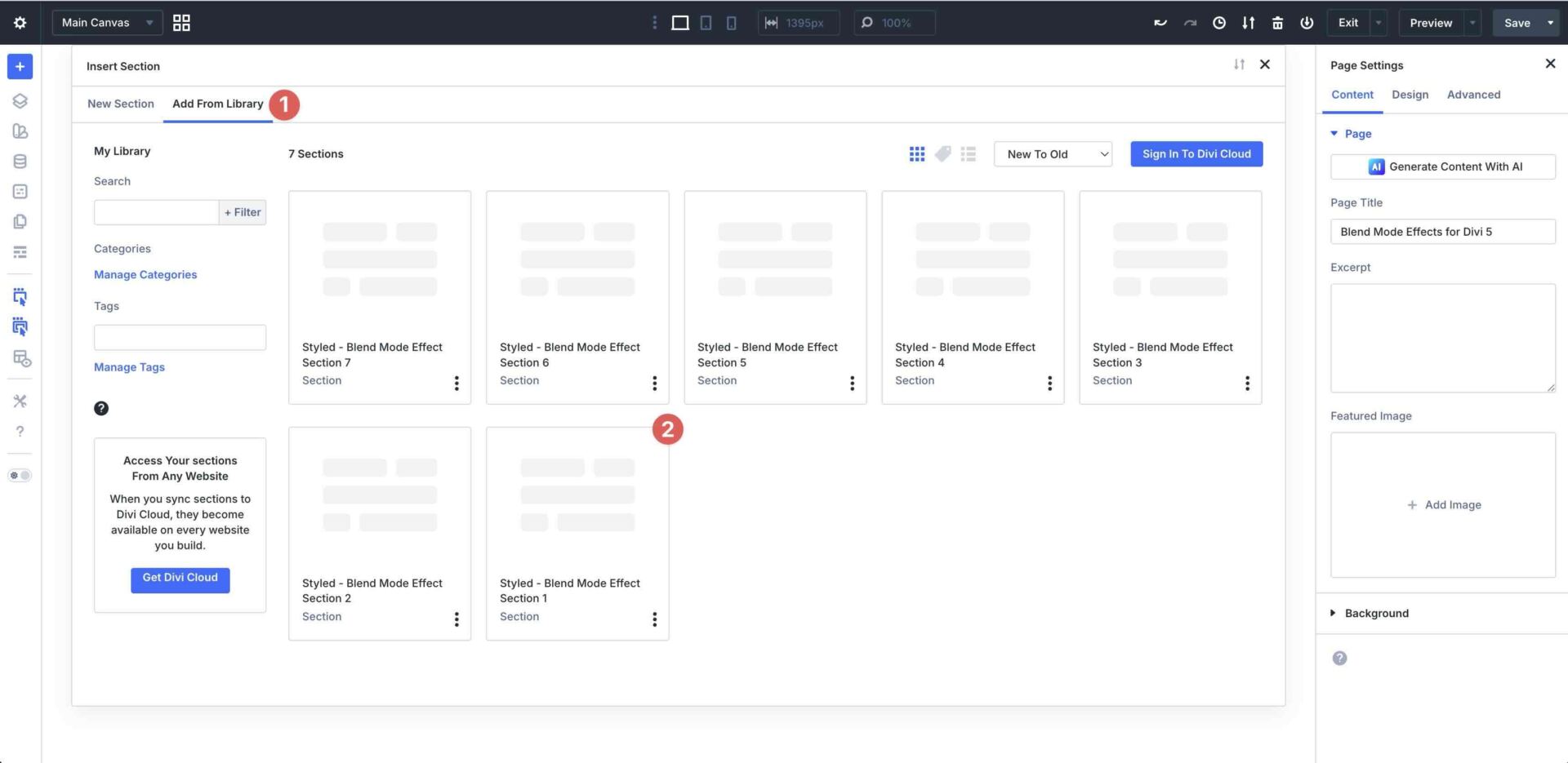 Blend Mode Effects For Divi 5