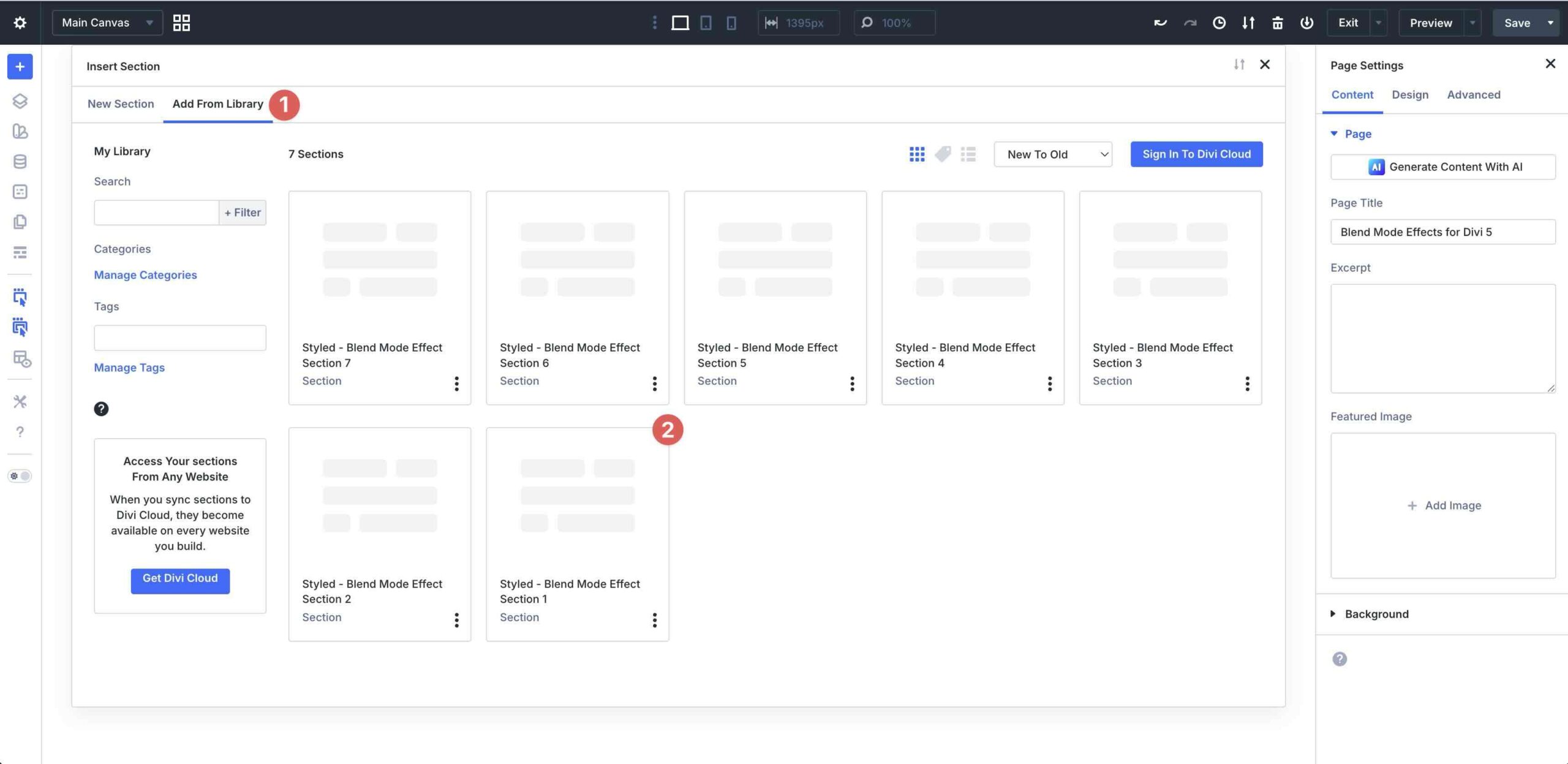Blend Mode Effects For Divi 5
