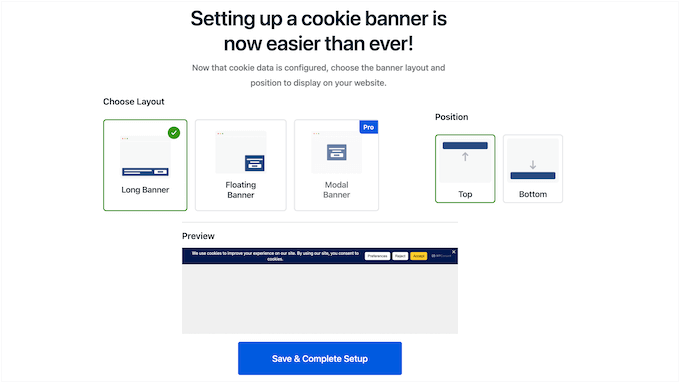How to design a cookie consent banner using WPConsent