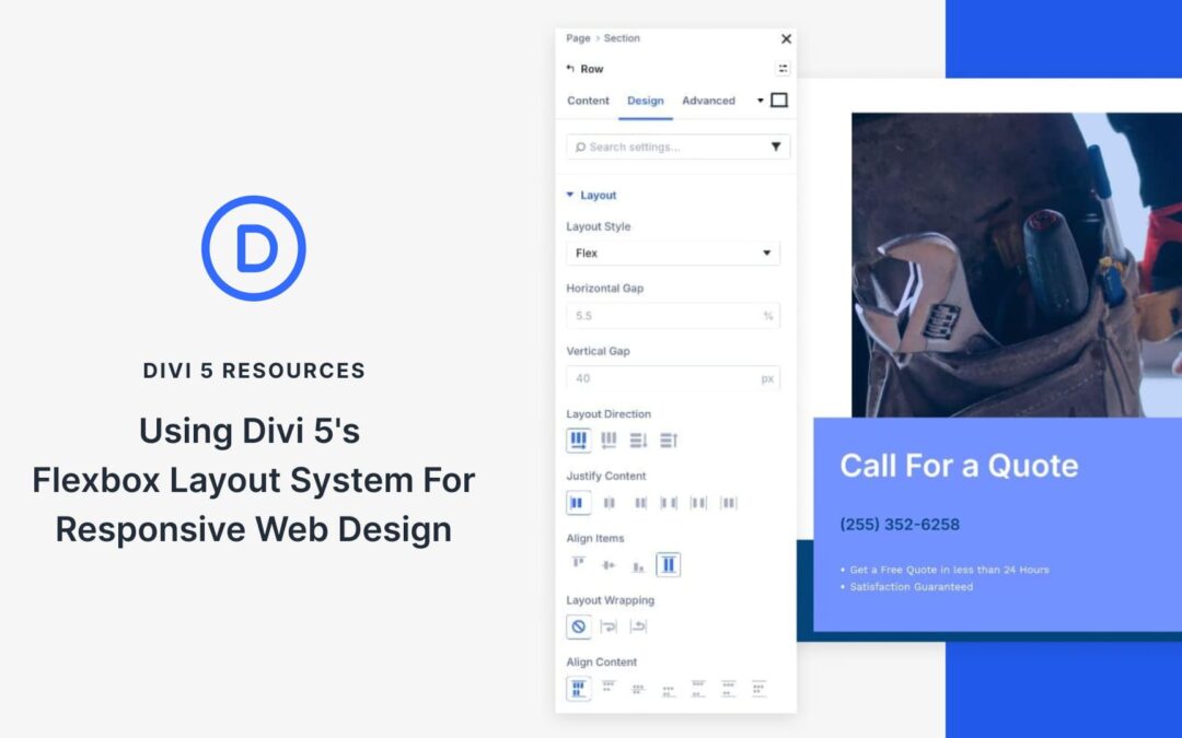 Using Divi 5’s Flexbox Layout System For Responsive Web Design