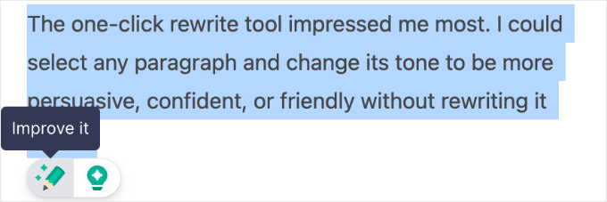 Grammarly Improve It