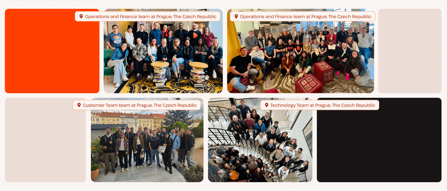 Kinsta team meetup in EMEA region.