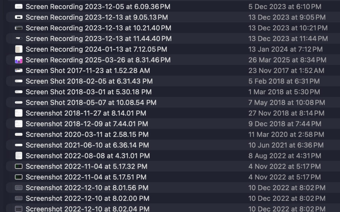 Auto-Arrange Mac Screenshots into Folder and Rename with AI