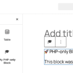 How you can construct PHP-only Gutenberg blocks
