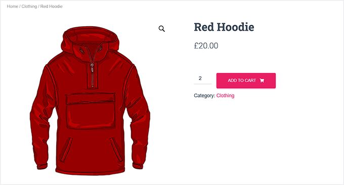 Preview of order limits set using the Minimum and Maximum Quantity for WooCommerce plugin