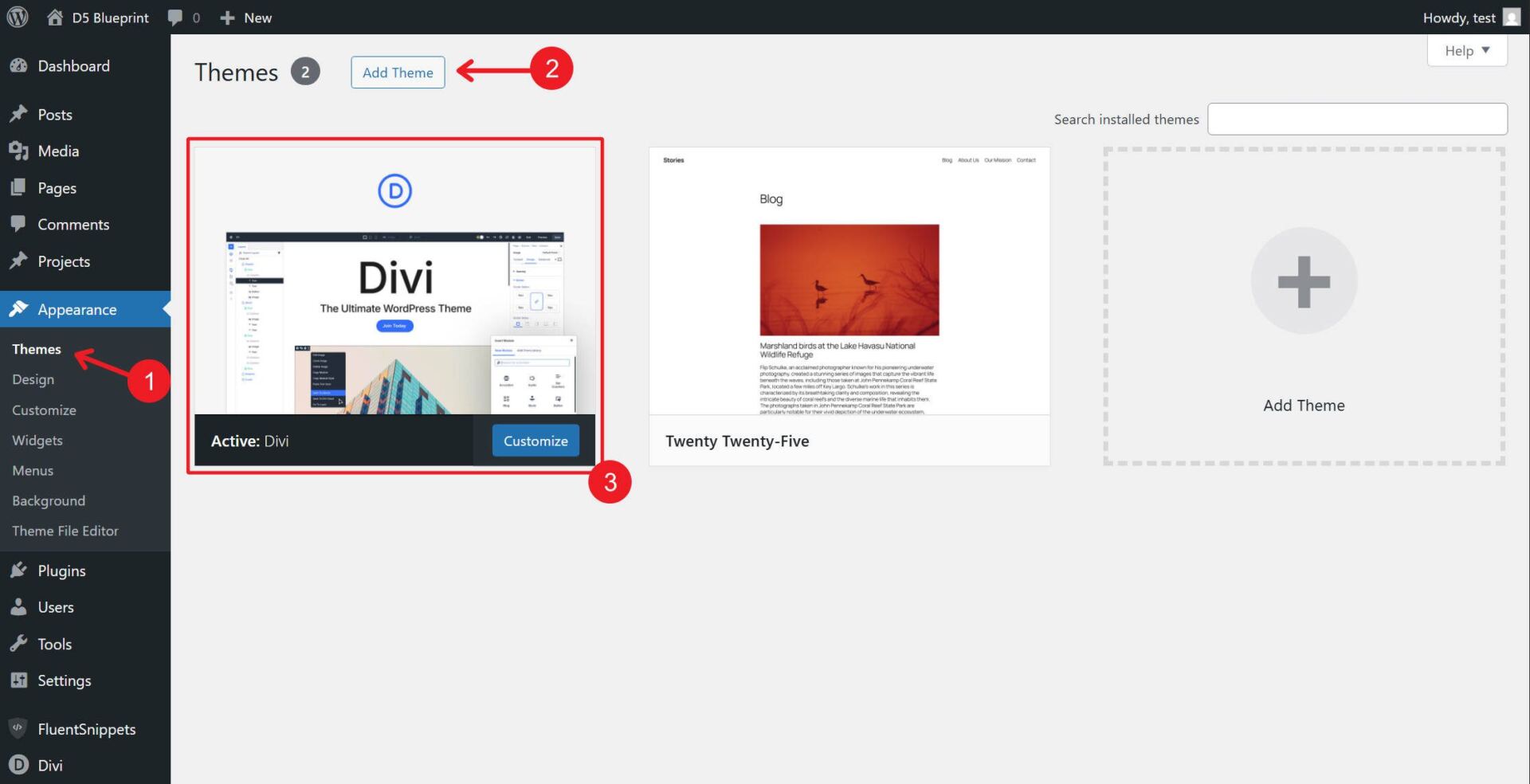 Adding Divi 5 Theme to WordPress