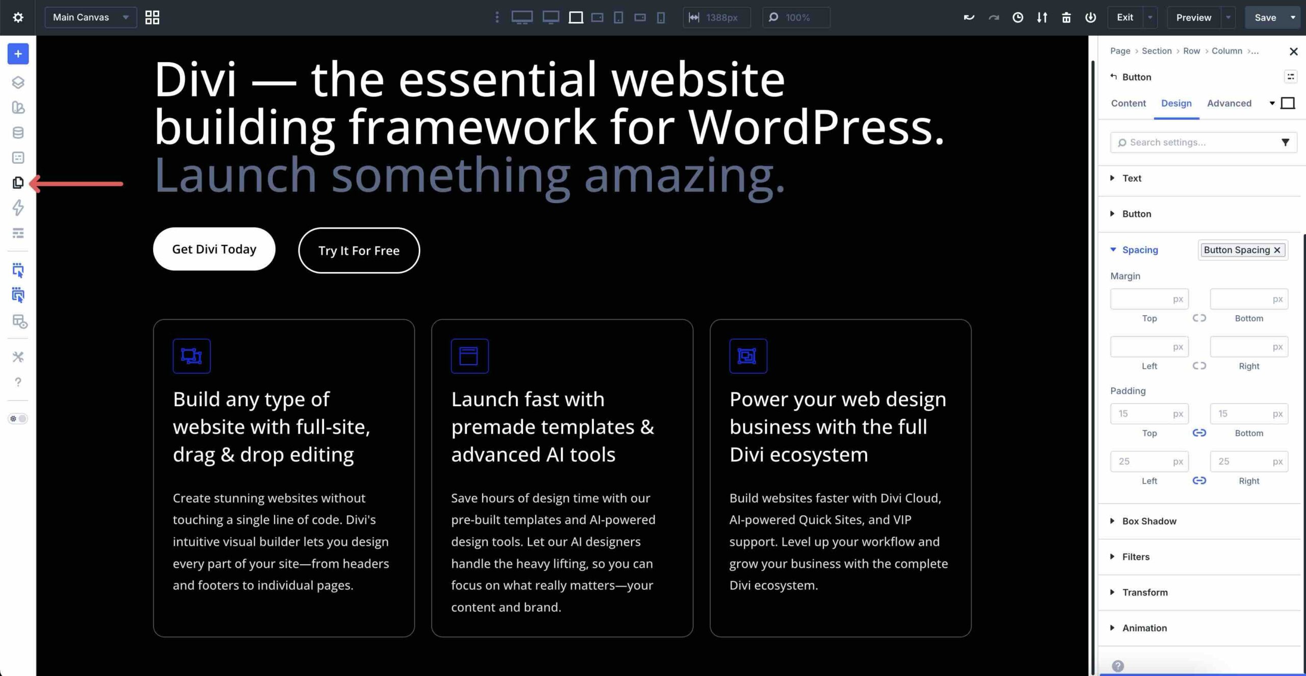 Divi 5 Page Manager