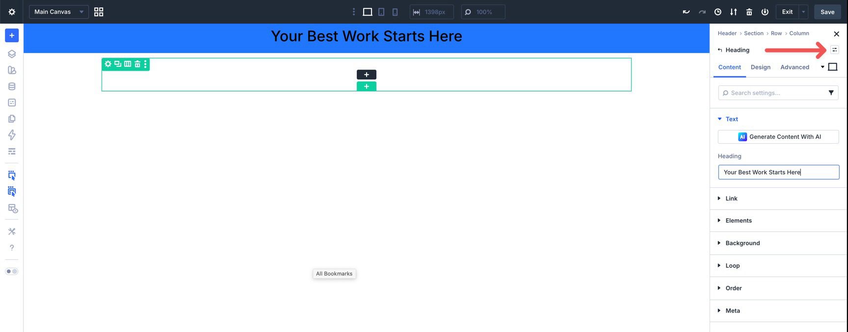 Assign a preset to a Heading module in Divi 5