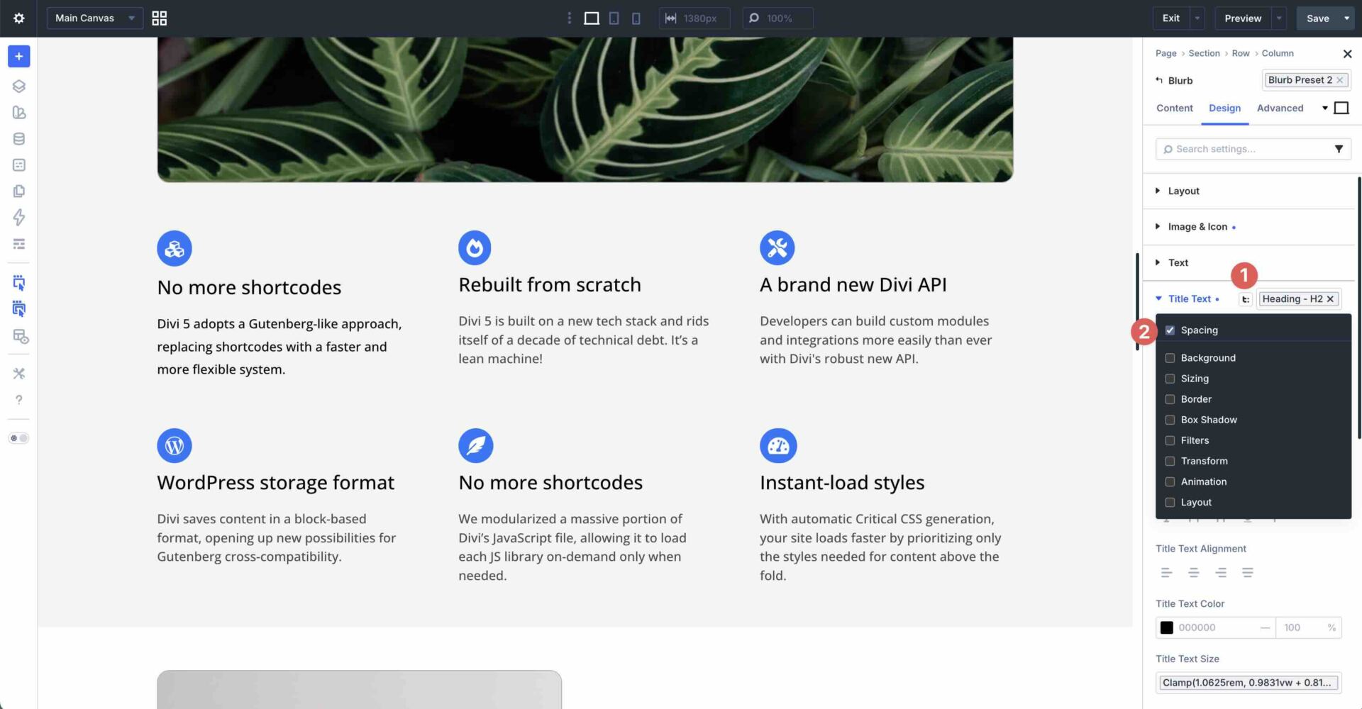 Composable Settings in Divi 5
