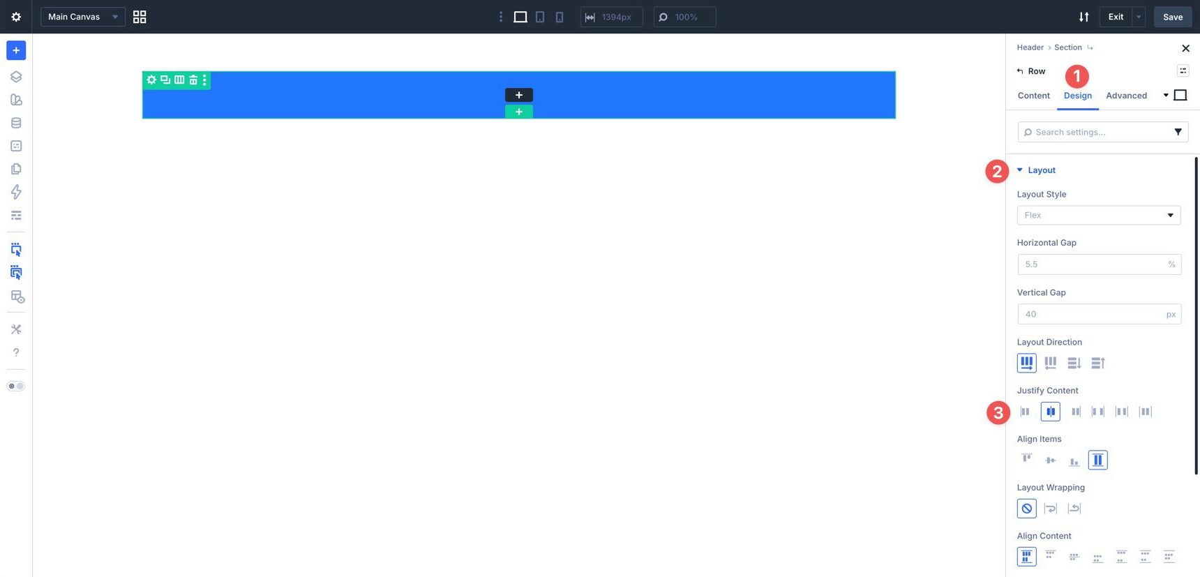 Set Justify Content to Center in Divi 5