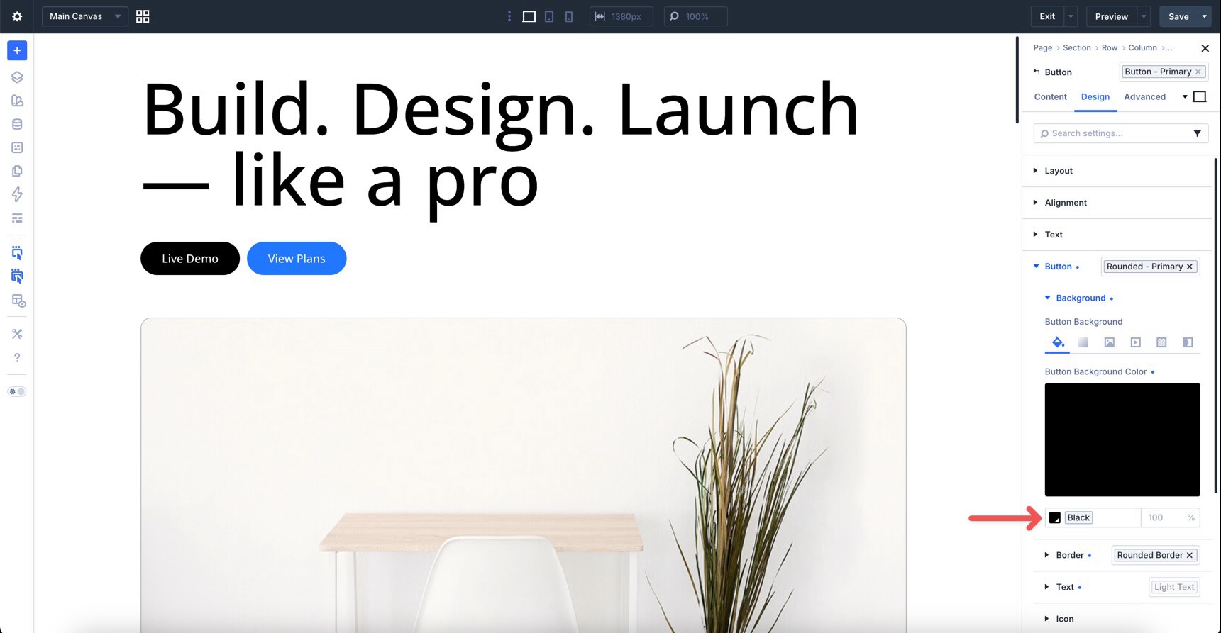 Local preset override in Divi 5