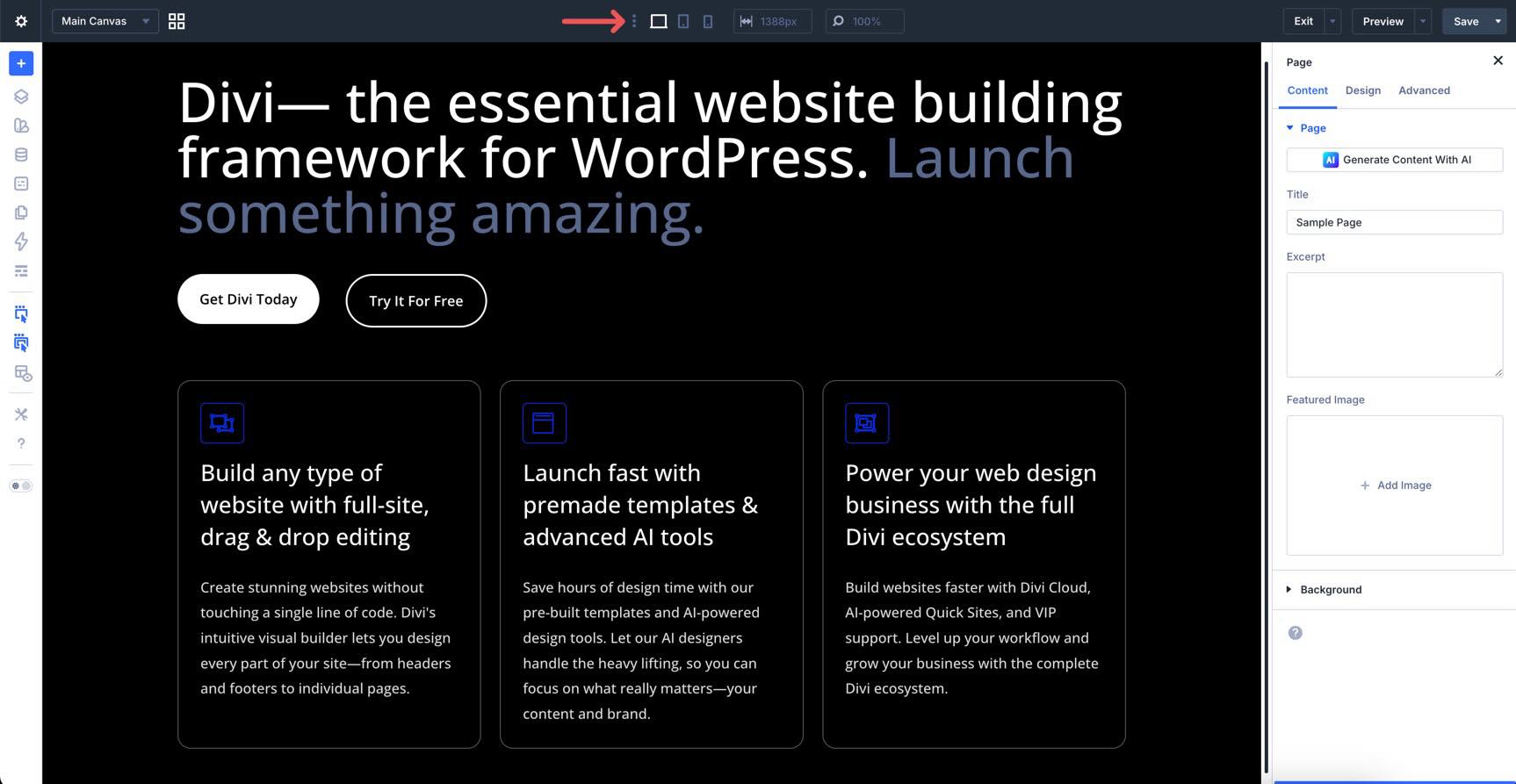 responsive ellipsis menu
