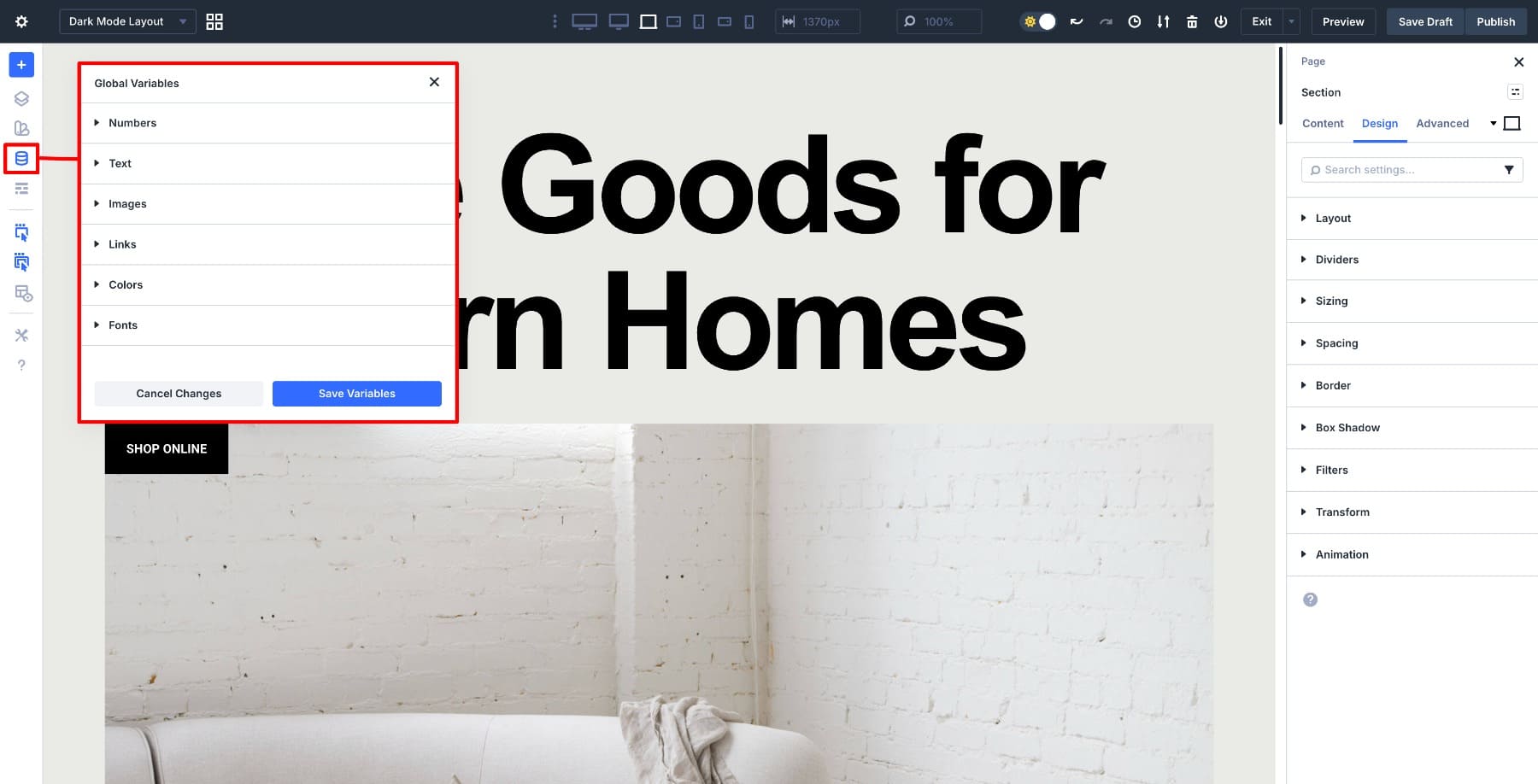 Divi 5 Variable Manager