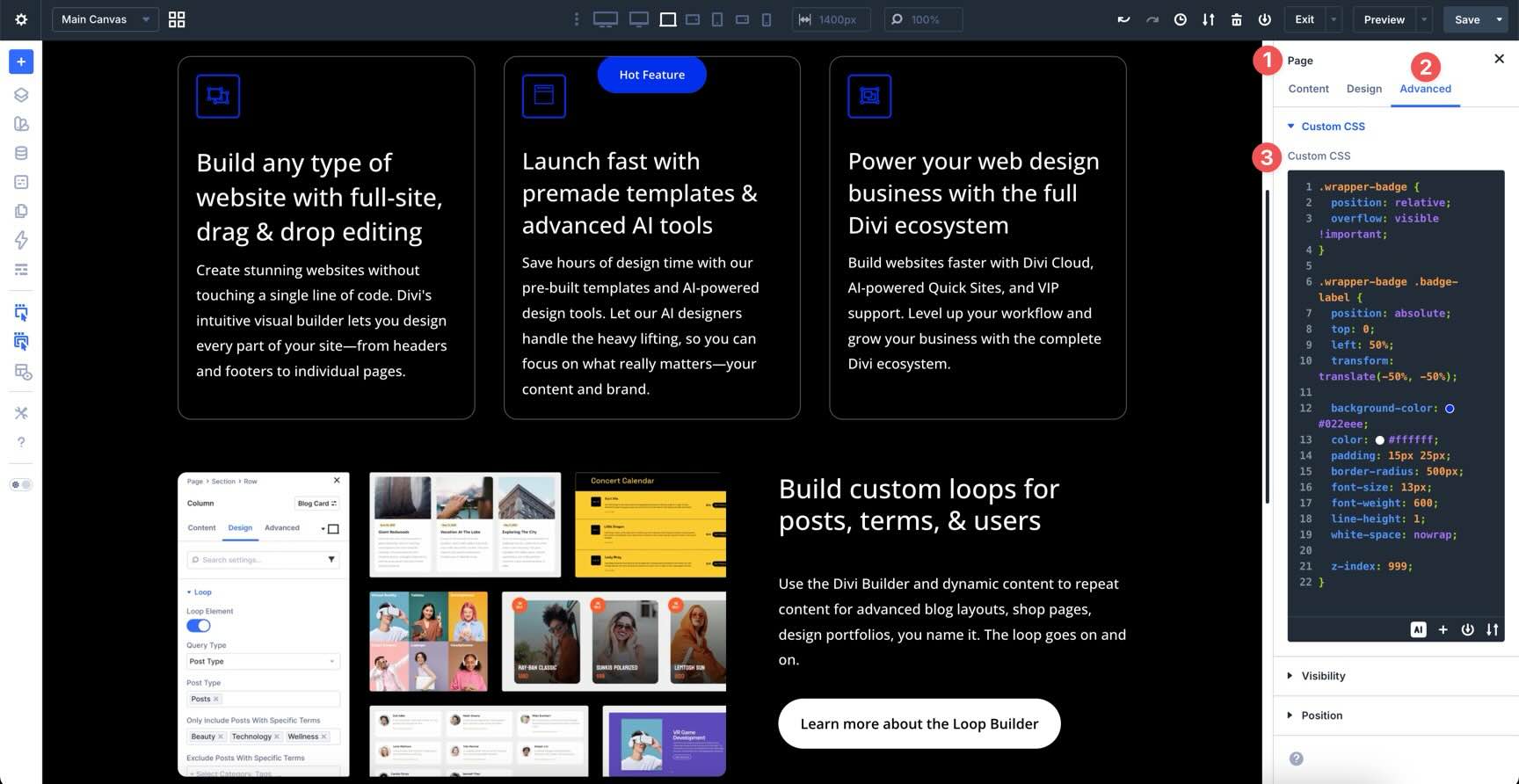 page level CSS