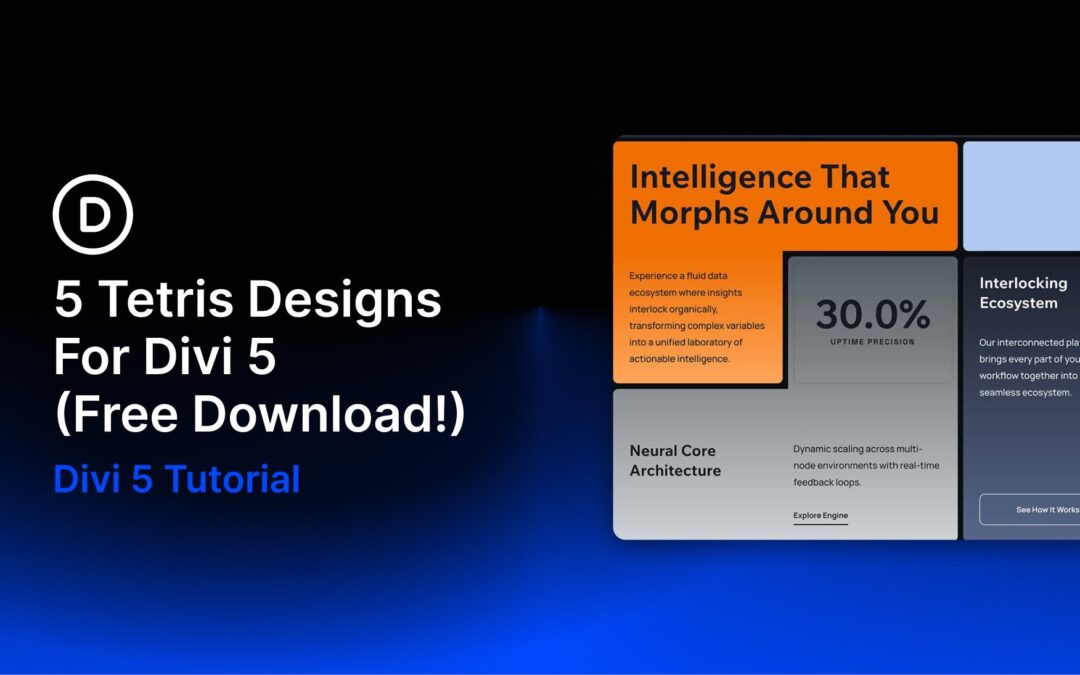 5 Tetris Designs For Divi 5 (Free Download!)