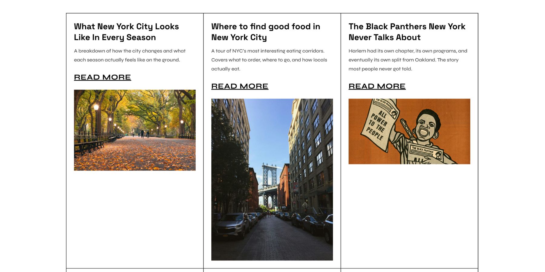 Blog post loop with inconsistent featured image sizes before applying Aspect Ratio