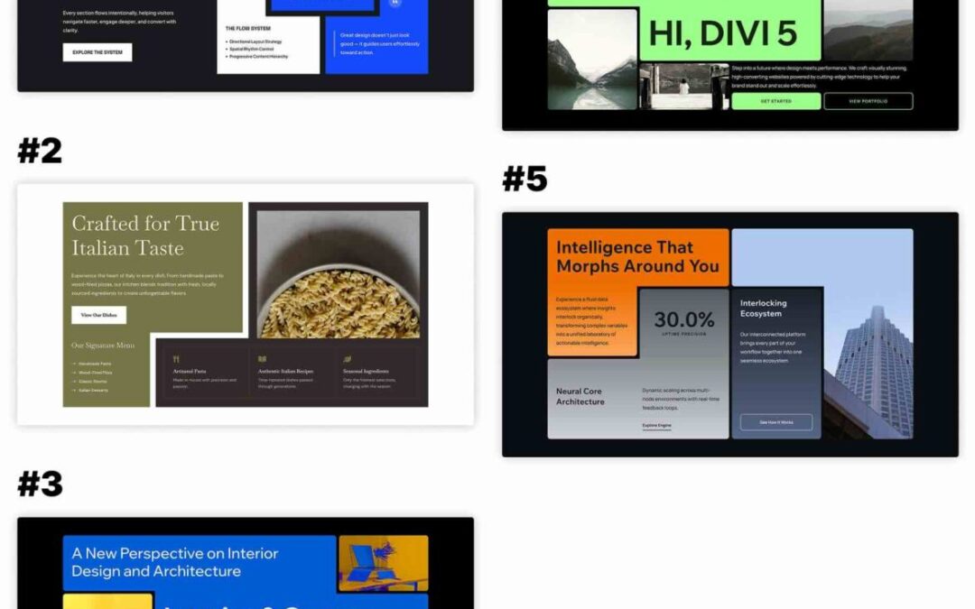 5 Tetris Designs For Divi 5 (Loose Obtain!)