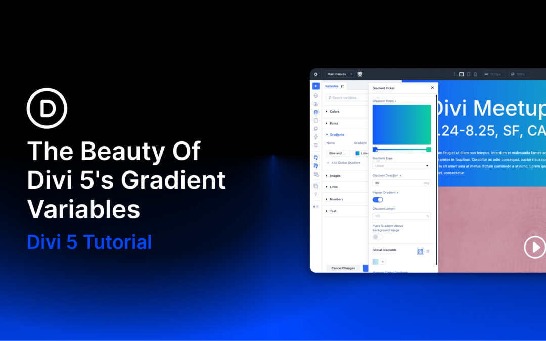 The Beauty Of Divi 5’s Gradient Variables