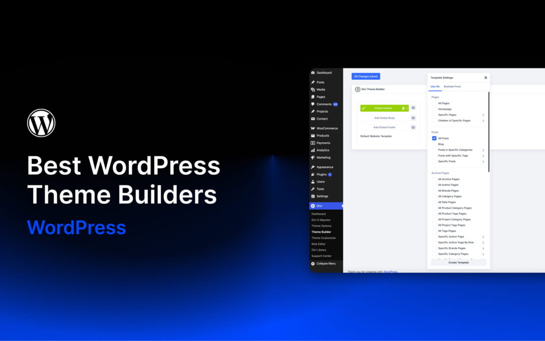 5 Best WordPress Theme Builders in 2026 (Compared)