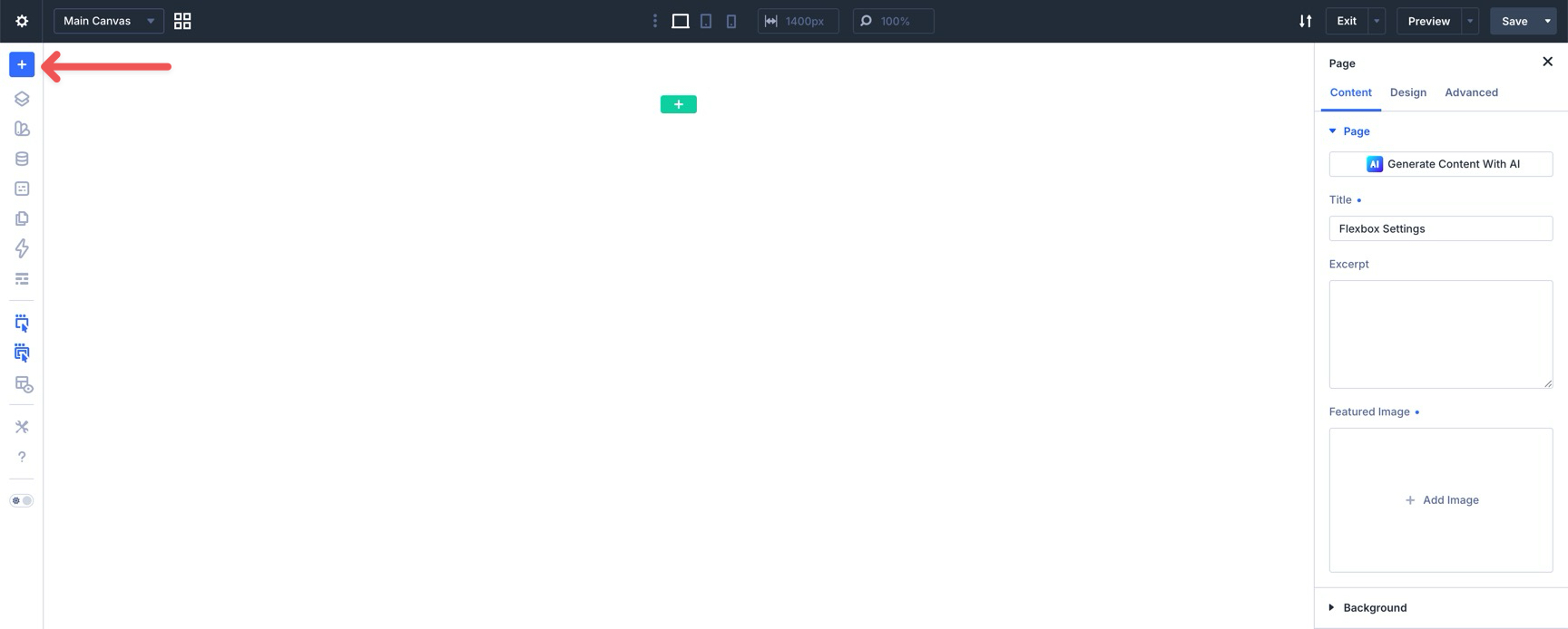 import a saved layout into Divi