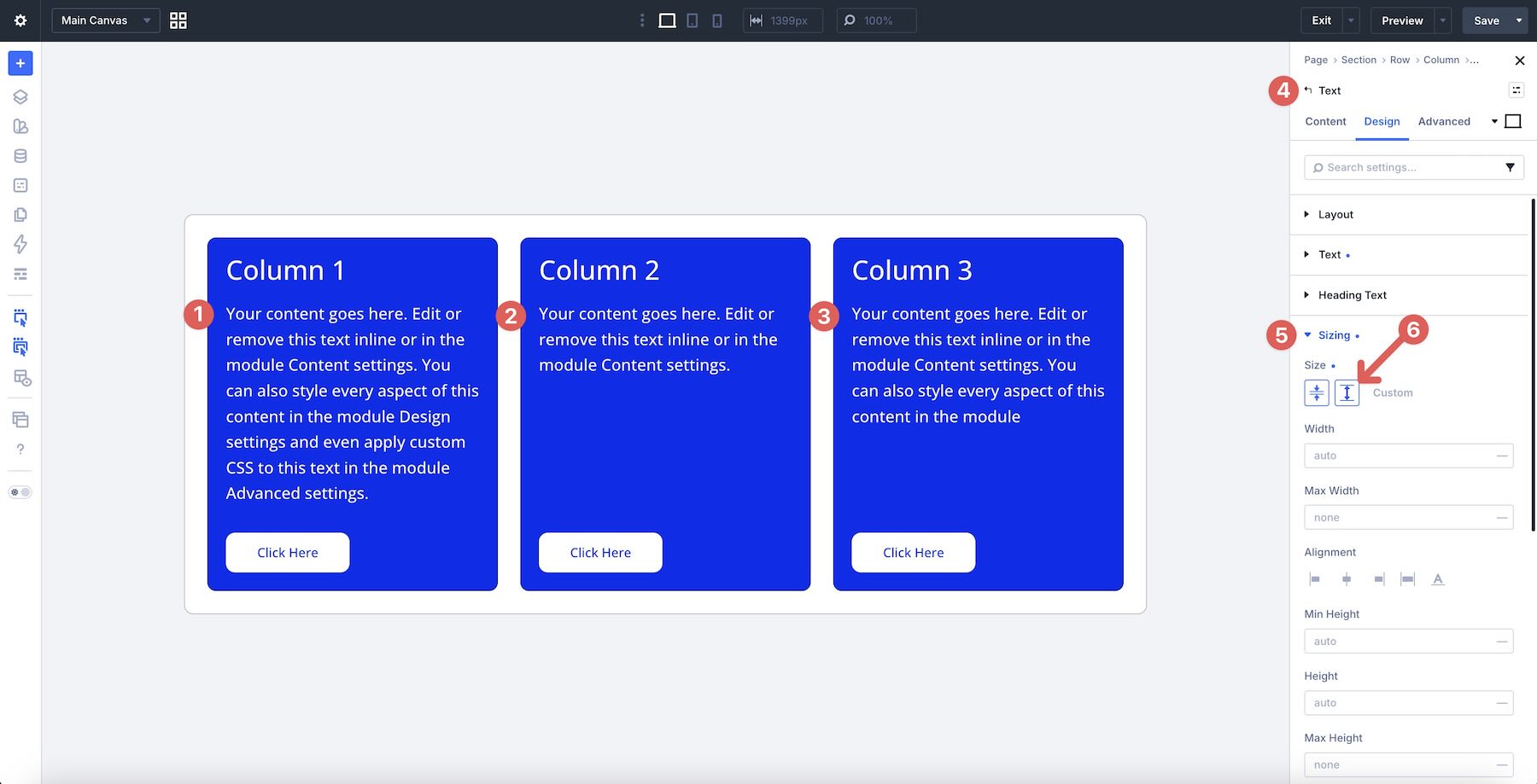 Grow To Fill in Divi 5