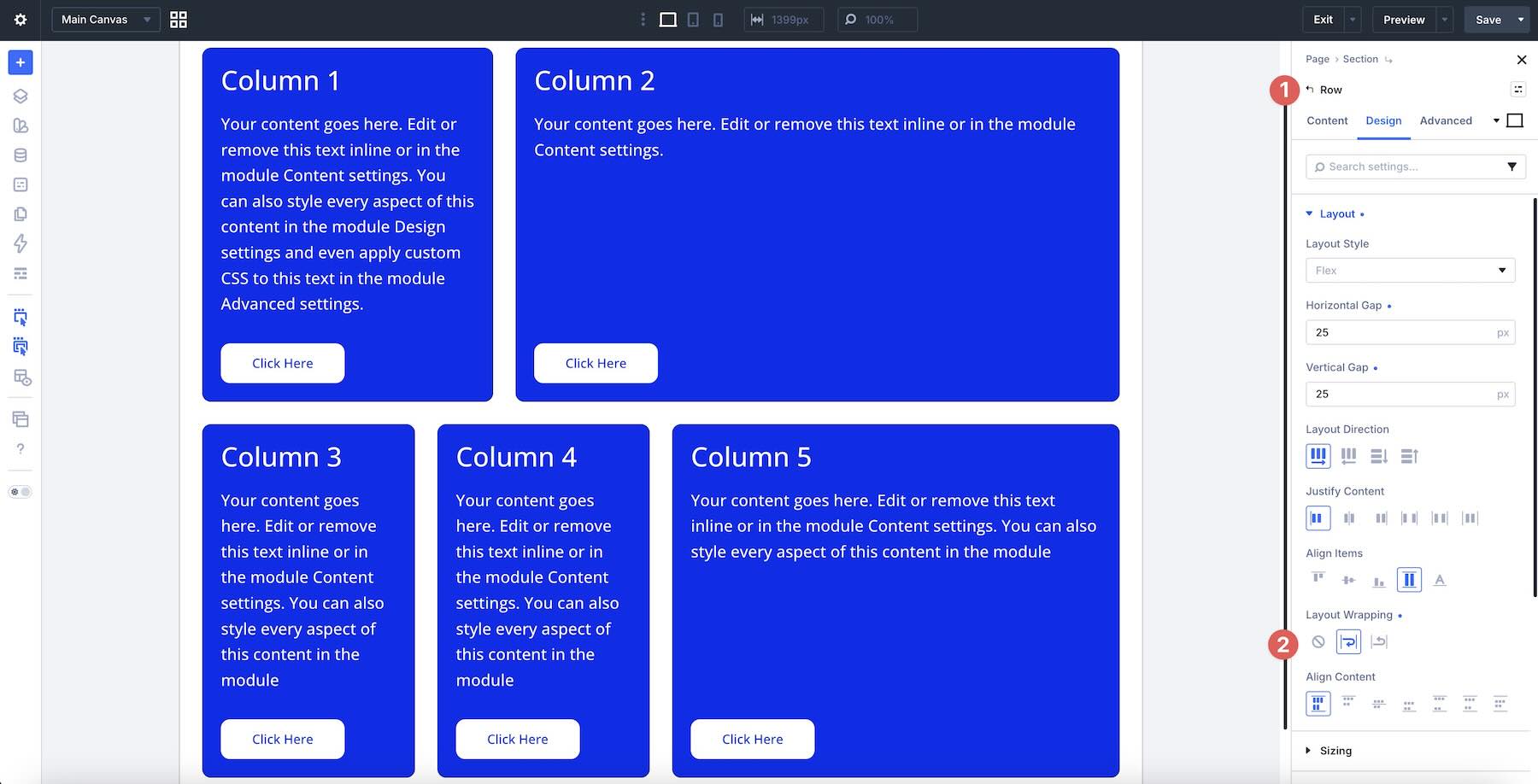 Layout Wrapping in Divi 5