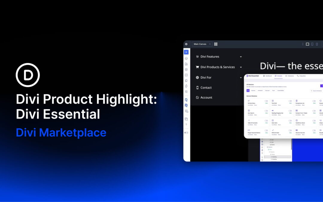 Divi Product Highlight: Divi Essential