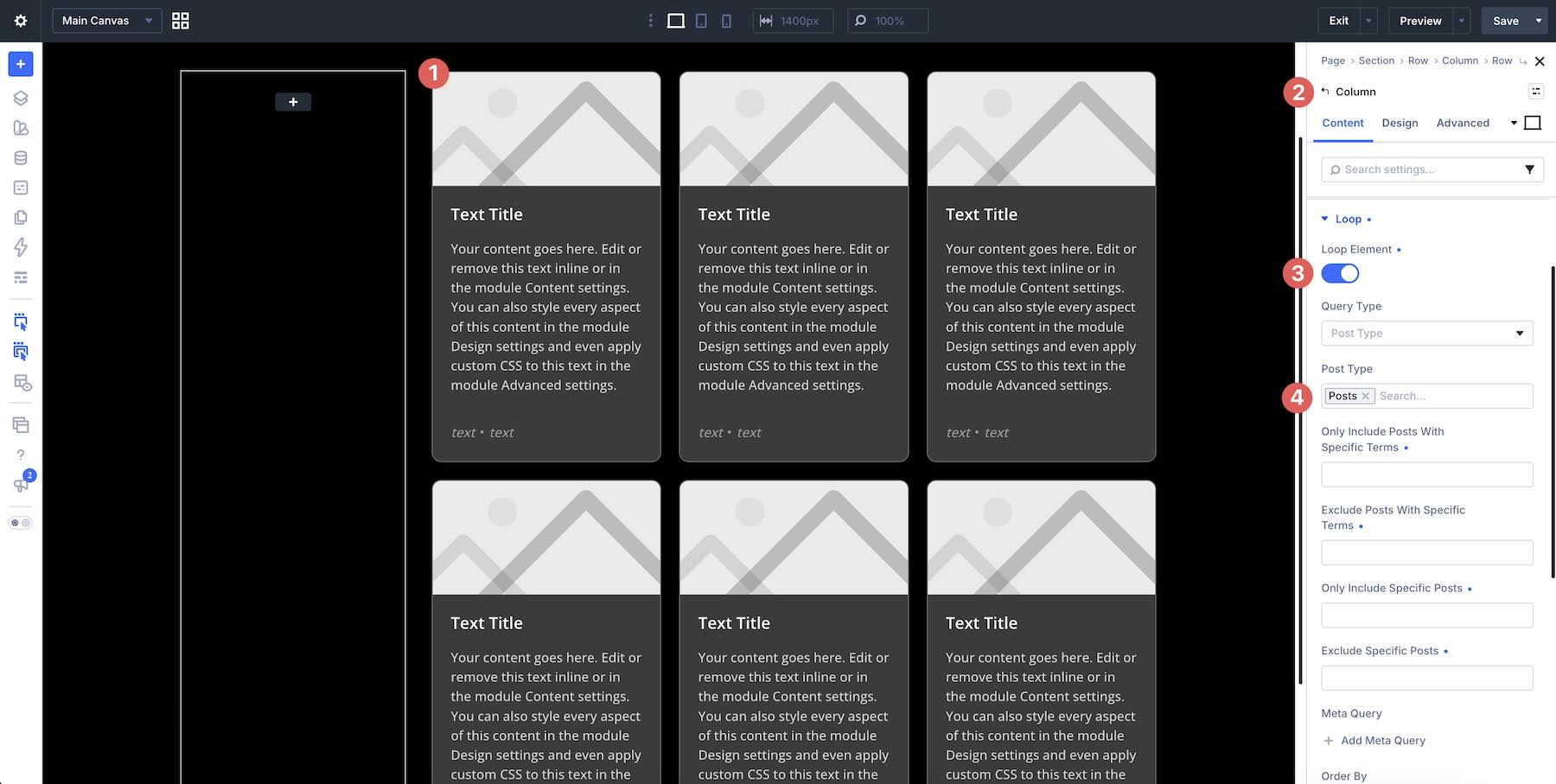 Enabling the Loop Builder in Divi 5