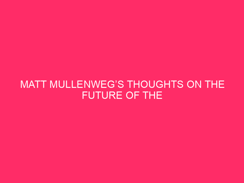Matt Mullenweg’s Thoughts On The Future Of The Web: The…