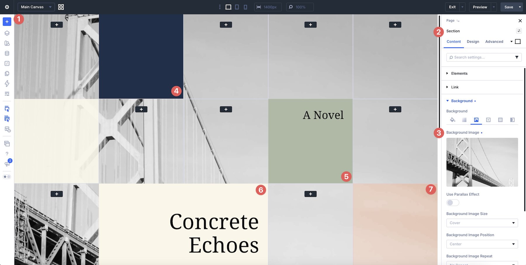 update individual content blocks