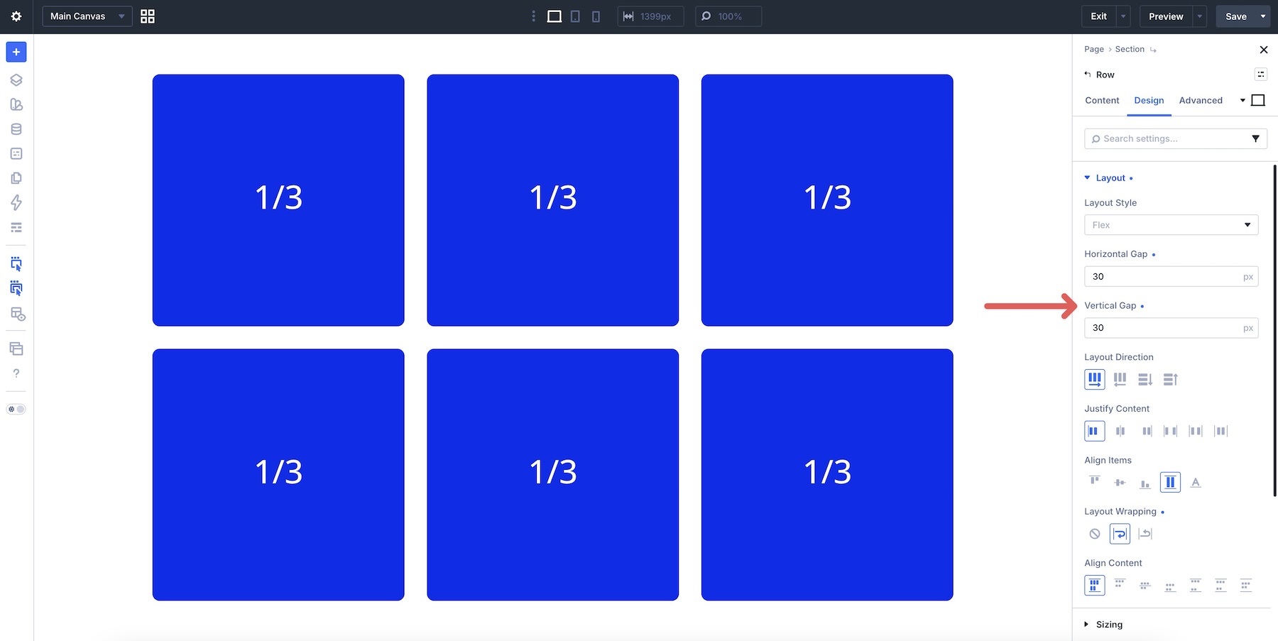 Vertical Gap in Divi 5