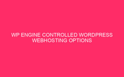 WP Engine Controlled WordPress Webhosting Options | Unharness Your Web page’s…