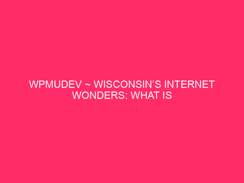 WPMUDEV ~ Wisconsin’s Internet Wonders: What is Scorching With WPMUDEV! Hi there…