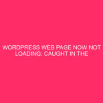 WordPress Web page Now not Loading: Caught In The Virtual Darkish? Why…
