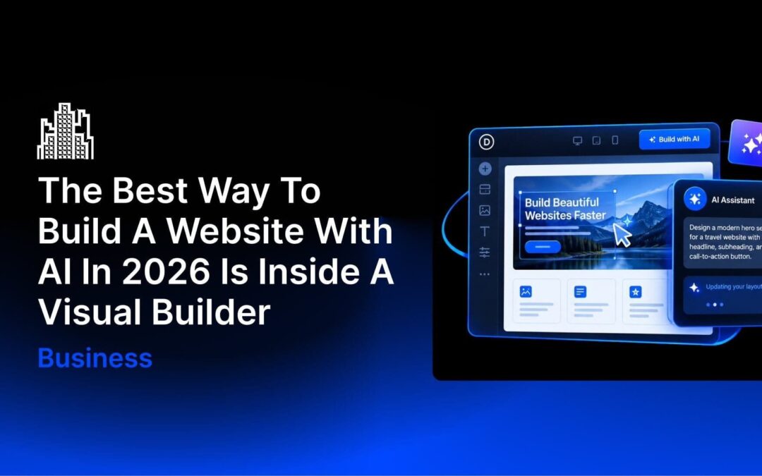 The Best Way To Build A Website With AI In 2026 Is Inside A Visual Builder