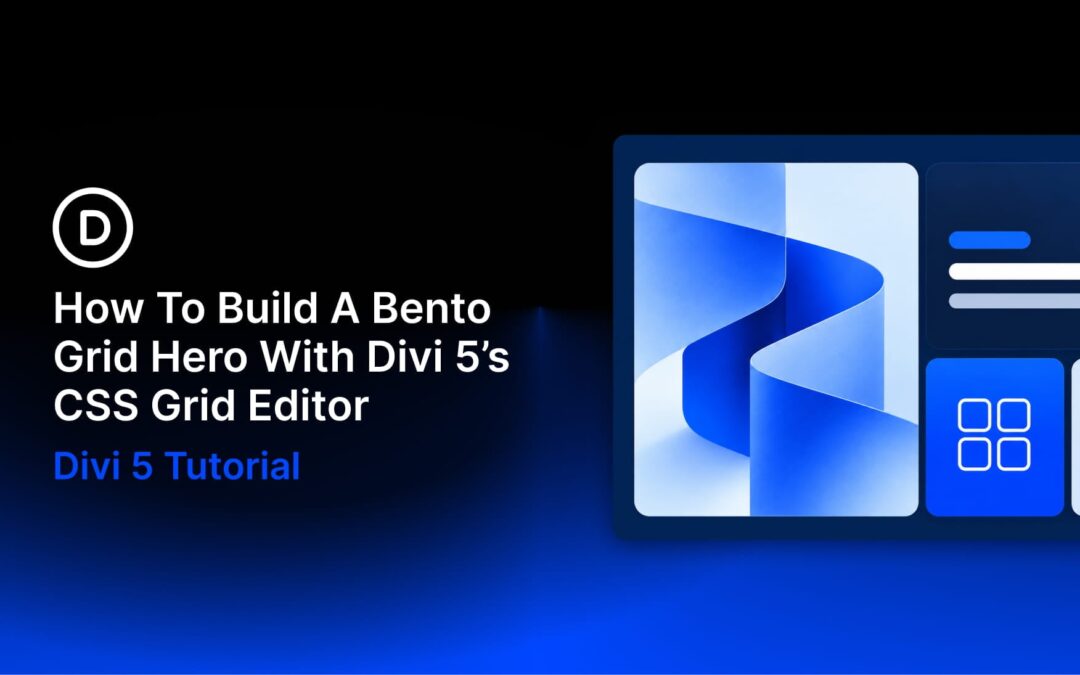 How To Build A Bento Grid Hero With Divi 5’s CSS Grid Editor